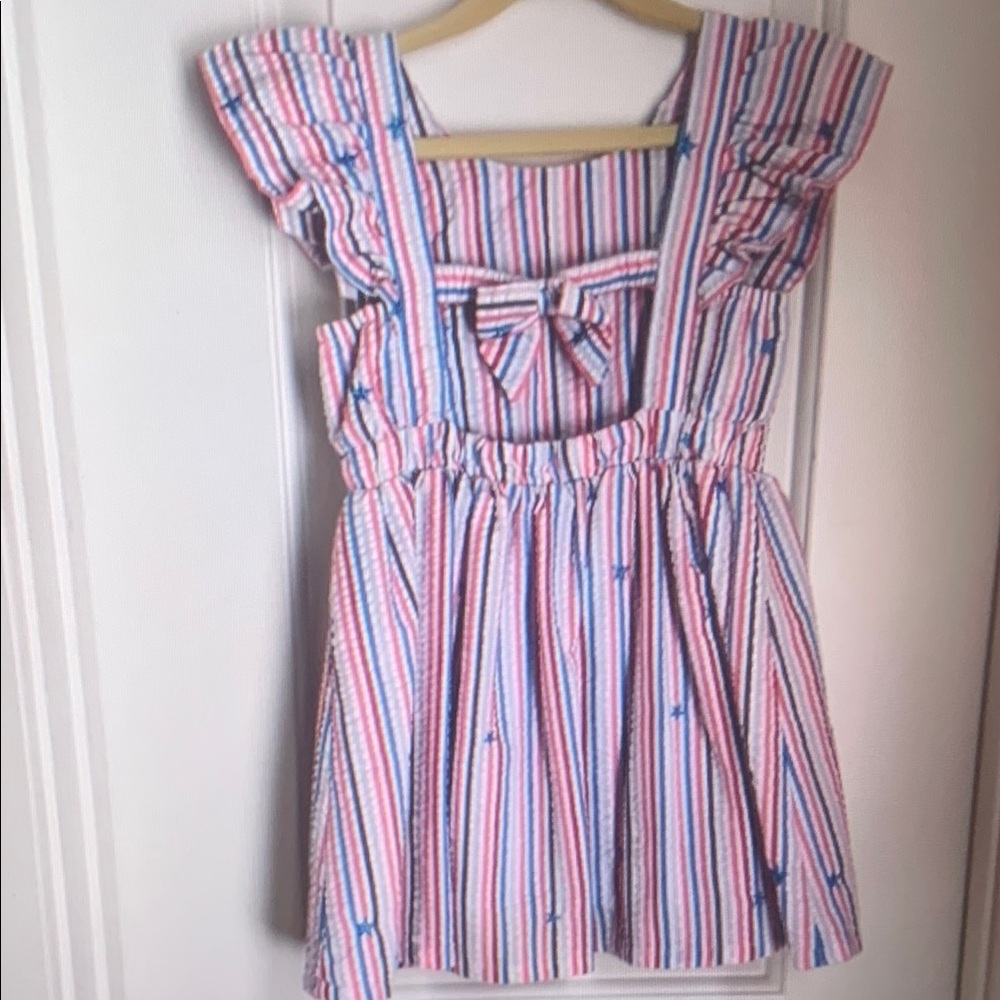 Striped Blue Kids Dress